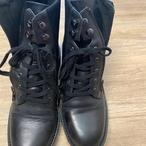 Antonio Melani size 8 leather combat boots